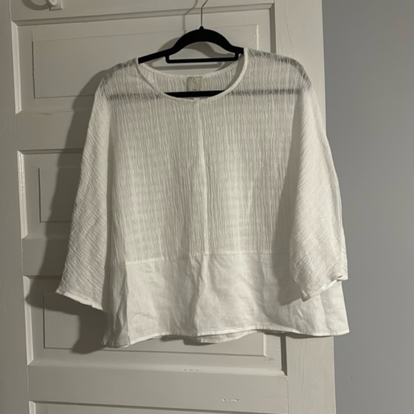 Joie Linen Blend Blouse - Picture 1 of 5
